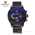 Trendy design chronograph Naviforce brand Quartz watch for men